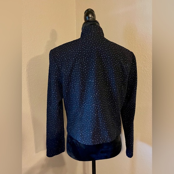 Jessica Howard Jacket Royal Blue with Black Size 14 - Picture 5 of 12